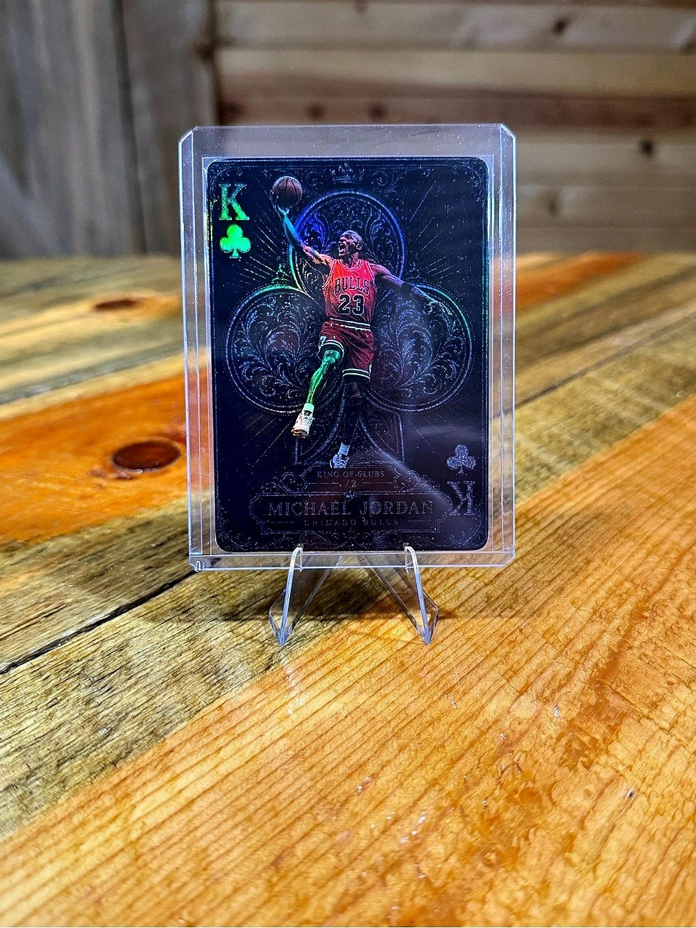 Michael Jordan Chicago Bulls “King of Clubs” Custom Basketball Card